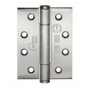 102 x 76 x 3mm Concealed Bearing Hinge Satin Stainless Steel (SSS, Grade 304) - Pair