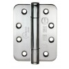 102 x 76 x 3mm Concealed Bearing Radius Hinge Polished Stainless Steel (PSS, Grade 304) - Pair