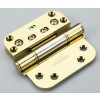 3D Adjustable Door Hinge (Each) - Polished Brass
