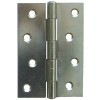 4" Steel Butt Hinges (pair) - Zinc