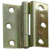 2.5" 1951 Stormproof Hinge (pair) - Yellow Pasivated