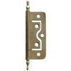 2.5â€ Finial Flush Steel Hinge Brass Plated (pair)
