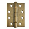 Eclipse 4" Fire Rated Ball Bearing Butt Hinge (Pair) - Antique Brass