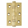 Eclipse 3" Fire Rated Ball Bearing Butt Hinge (Pair) - Brass Plated