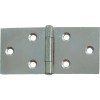 2 1/2" Uncranked Back Flap Hinge (pair) - Zinc 