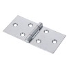2" Uncranked Back Flap Hinge (Pair) - Zinc 