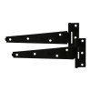 10" Metal T Hinge (pair) - Epoxy Black