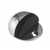 Oval Door Stop - Floor Mounted (40 x 48mm) - Polished Chrome