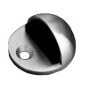 Oval Door Stop - Floor Mounted (45mmø) - Satin Stainless Steel
