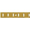 Flat Bookcase Strip 1.83m - Solid Brass