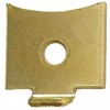 Single Stud for Flat Bookcase Strip - Solid Brass