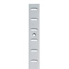 Flat Bookcase Strip 1.83m - Satin Nickel