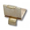 Heavy Duty Stud for Flat Bookcase Strip - Electro Brass 