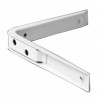 Reinforced Shelf Bracket 100mm x 75mm - White