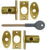 Yale Security Window Bolts (Pack of 2 inc key) - Brass