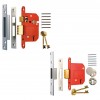 3" (76mm) Fortress Deadlock & Sashlock K/A (Pair) - Satin