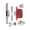 British Standard High Security Fortress 5 Lever Deadlock 64mm - Satin