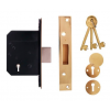 TSS 5 Lever BS Deadlock 64mm - Brass