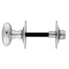 Oval Bathroom Thumbturn - Satin Chrome