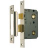 Bathroom Mortice Lock 2.5" - Nickel Plated