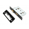 Bathroom Mortice Lock 2.5" - Black