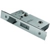 Heavy Duty Bathroom Mortice Lock 2.5" - Satin Stainless Steel