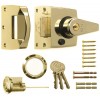 ERA - Night Latch Double Locking 40mm Backset - Polished Brass