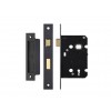 3 Lever Sash Lock 64mm - Black