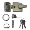 60mm Night Latch - Satin Case & Satin Cylinder