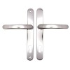 Straight Sprung Espag Handle (92mm Centres) - Polished Chrome