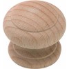 Knob 44mmdia Unfinish Oak Std2