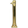 Carlisle Numeral 1 - Polished Brass