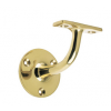 Heavy Weight Handrail Bracket - Polished Brass 