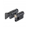 40mm Thumbturn Half Euro Cylinder (10/30) - Black