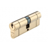 30/30 Euro Cylinder Keyed Alike - Polished Brass