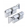 Eurospec 35/35 Euro Cylinder / Thumbturn Keyed to Differ - Polished Chrome 