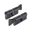 35/45 Euro Cylinder / Thumbturn Key to Differ - Black