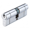 40/40 Euro Cylinder Keyed to Differ - Polished Chrome 