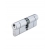 40/45 Euro Cylinder Keyed to Differ - Satin Chrome