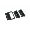 Centor E3 Straight Hinge Set - with Handle (Outward Opening) - Black