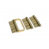 Centor E3 Straight Hinge Set - with Handle (Outward Opening) - Brass