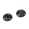 Brio 40mm Ø Panel to Panel Magnetic Catch (Pair) - Black