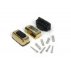 Centor Magnetic Door Catch Set - Brass