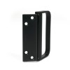 Centor E3 External Hinge with an Offset Pull Handle (Edge Mounted) - Black