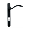 Scroll Euro Espag Handles (92mm Centres) Right Handed - Black
