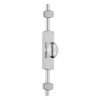 Espagnolette Bolt with Oval Knob - Polished Chrome