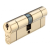 45/50 Euro Cylinder Keyed to Differ - Polished Brass