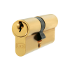 Eurospec 55/55 Euro Cylinder Keyed to Differ - Polished Brass