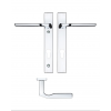 Vela Narrow Euro Espag Handle (92mm Centres) - Polished Chrome