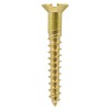 6 x 1½" Brass Screws CSK. (200)